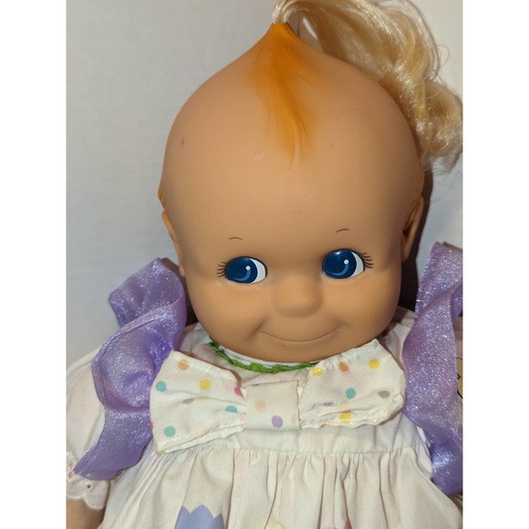Vintage 1993 Rose Art Kewpie Babies Doll 16" Tall Giggles Laughs Works - Picture 2 of 9